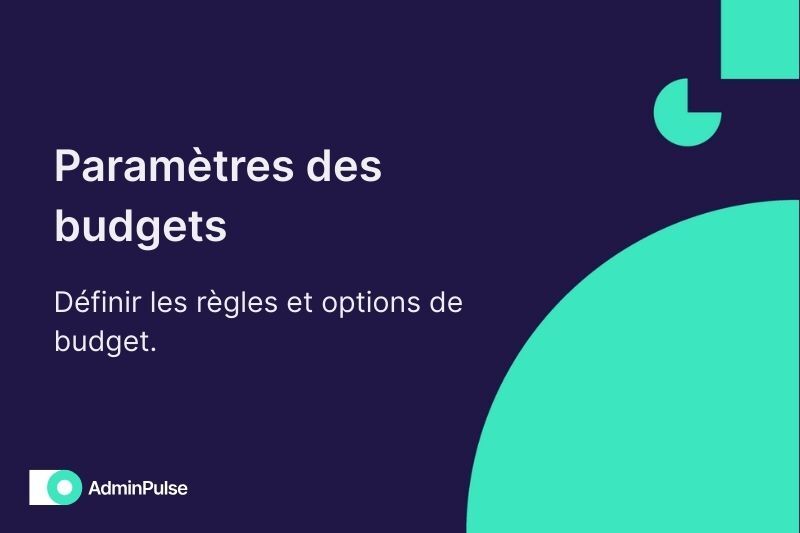 Paramètres des budgets