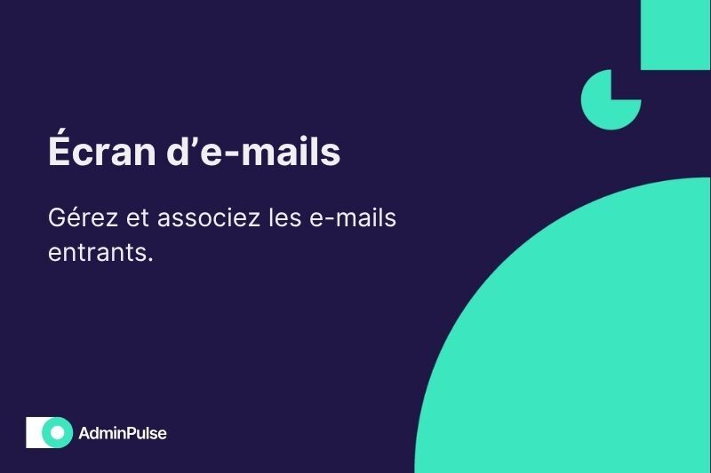 Écran d'e-mails