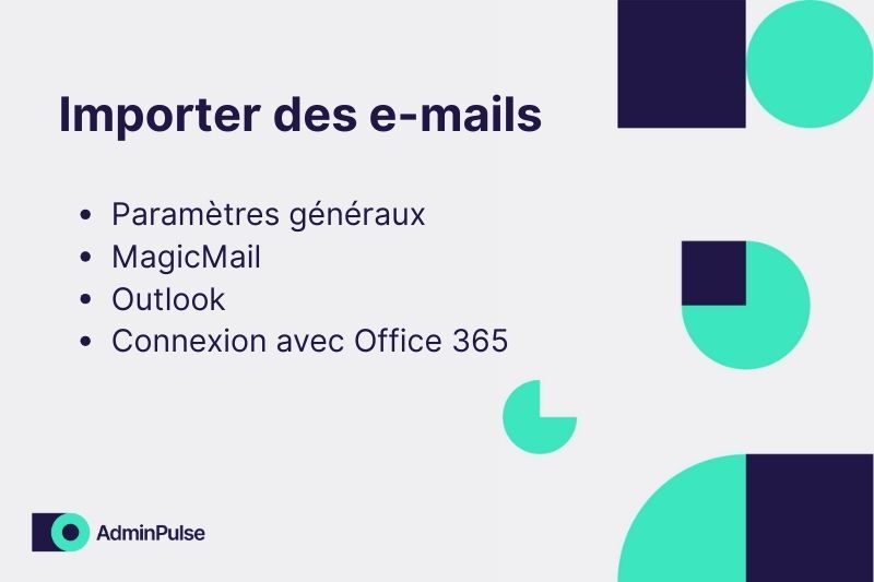 Importer des e-mails