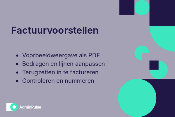 Factuurvoorstellen