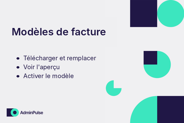 Modèles de facture