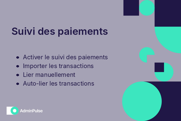 Suivi des paiements