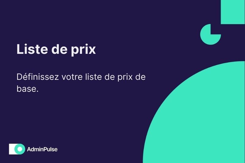 Liste de prix