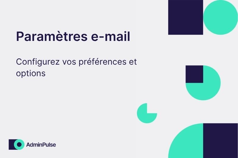 Paramètres e-mail