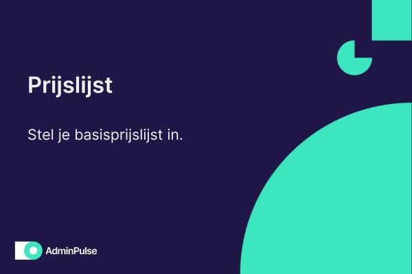 Prijslijst BE-NL