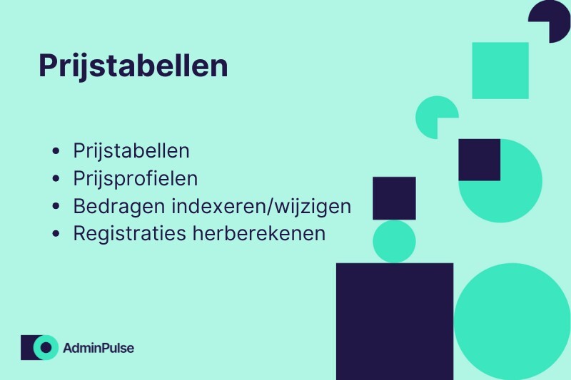Prijstabellen BE-NL