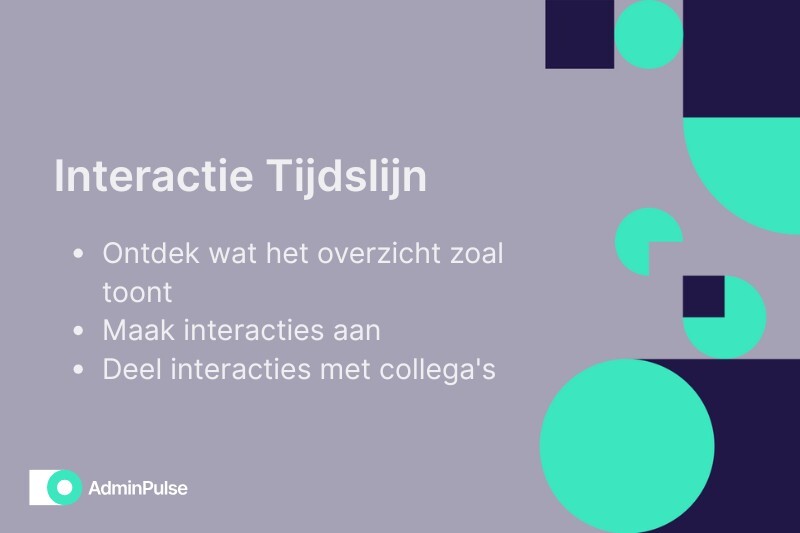 Interactie Tijdslijn BE-NL