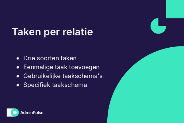 Taken per relatie