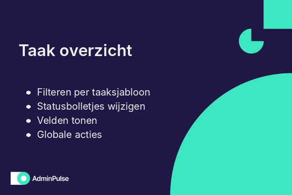 Taak overzicht