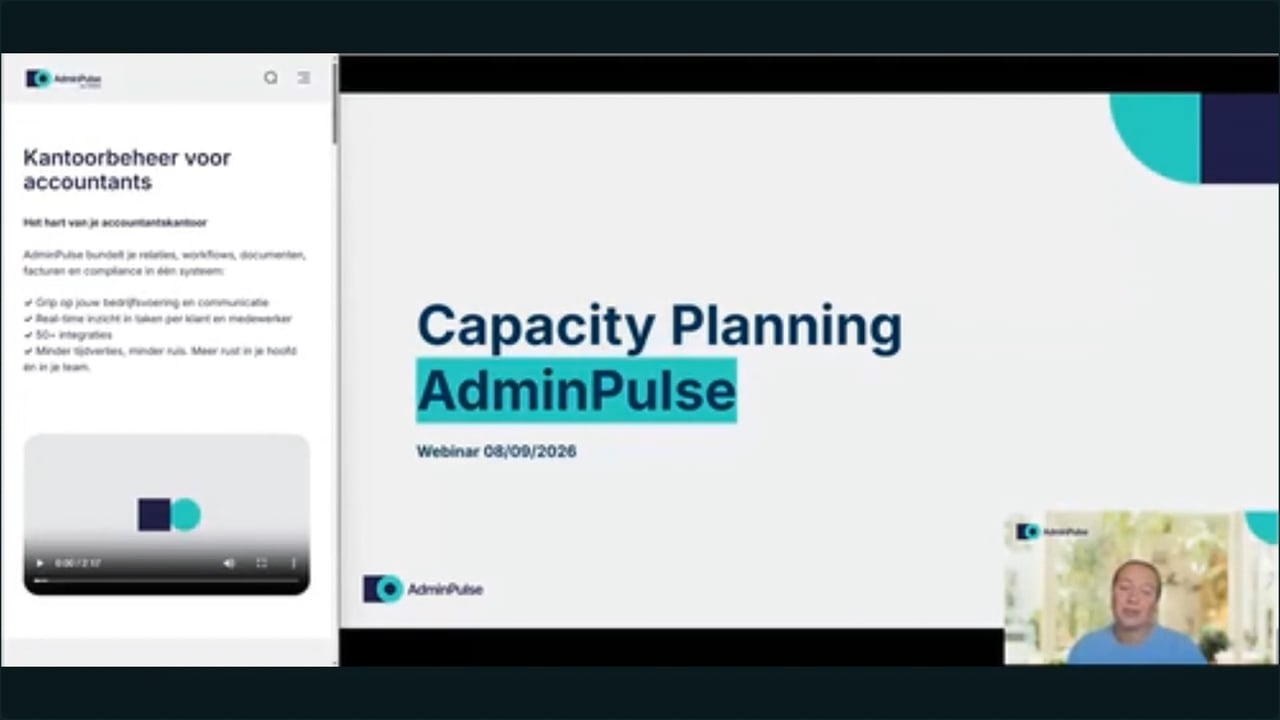 capacity planning webinar replay